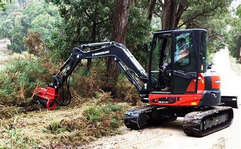 mini excavator forestry attachments|mulcher for mini excavator sale.